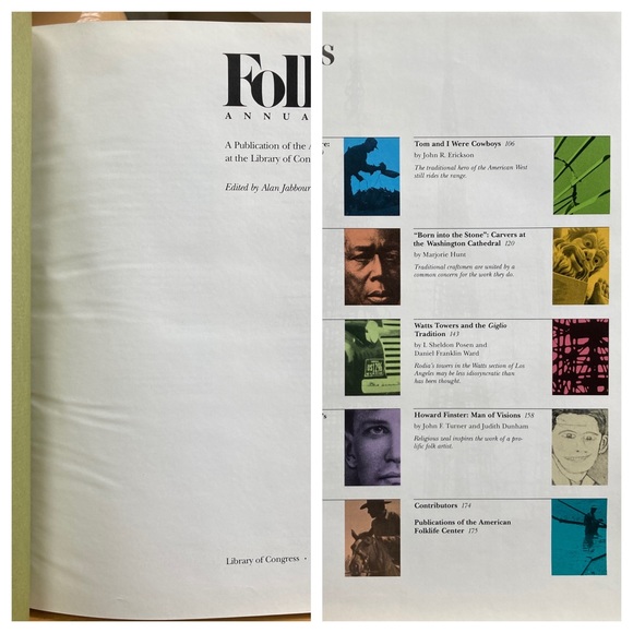 Folklife Annual 1985 Library of Congress Art Book Culture Hippie Homesteading - Picture 16 of 17